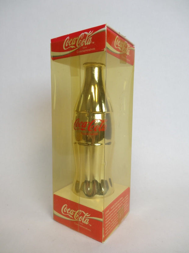 Vintage 1994 Coca-Cola Commemorative Gold Collectible Bottle