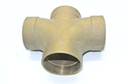 NIBCO 2", Cast Bronze DWV Double Tee, Drain, Waste & Vent Pipe Fitting