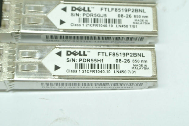 Qty 7 Dell Optical Transceivers FTLF8519P1BNL 0X3366