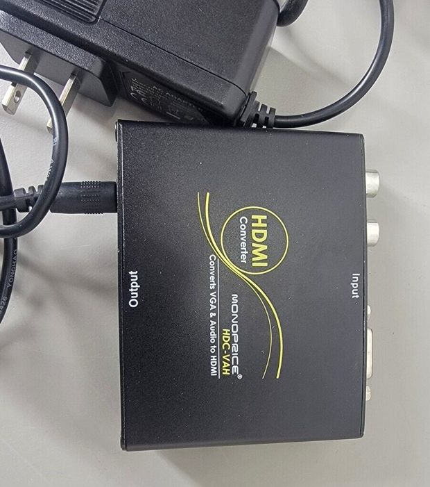 Monoprice HDMI Converter HDC-VAH VGA & RCA to HDMI w/ Cables
