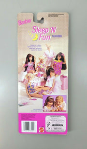 Vintage Barbie Doll SLEEP N FUN FASHIONS 1993 Mattel #68021 New in Box