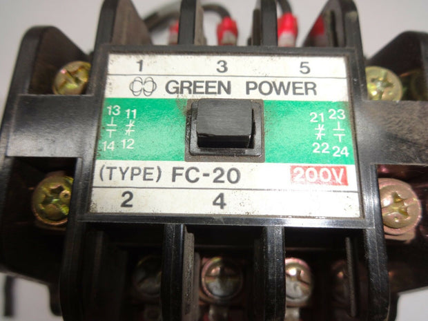 Matsushita FC20-AC 200V BMR6-20 Green Power Contactor