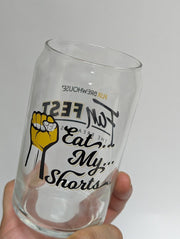THE BREAKFAST CLUB Movie Beer Glass Film Fest Novelty Pint Glass Eat My Shorts