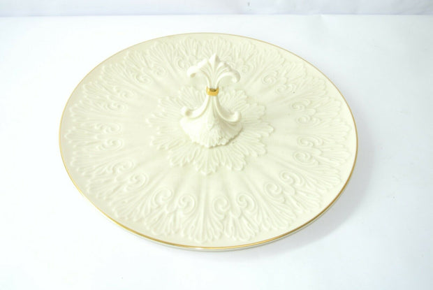 LENOX 24 Karat Gold Decorated Serving Platter Plate Dish - Excellent Condition!