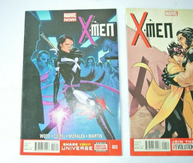Pair of (2) X-Men (2013) Comics  - #3 & #4 Marvel  - Excellent condition!