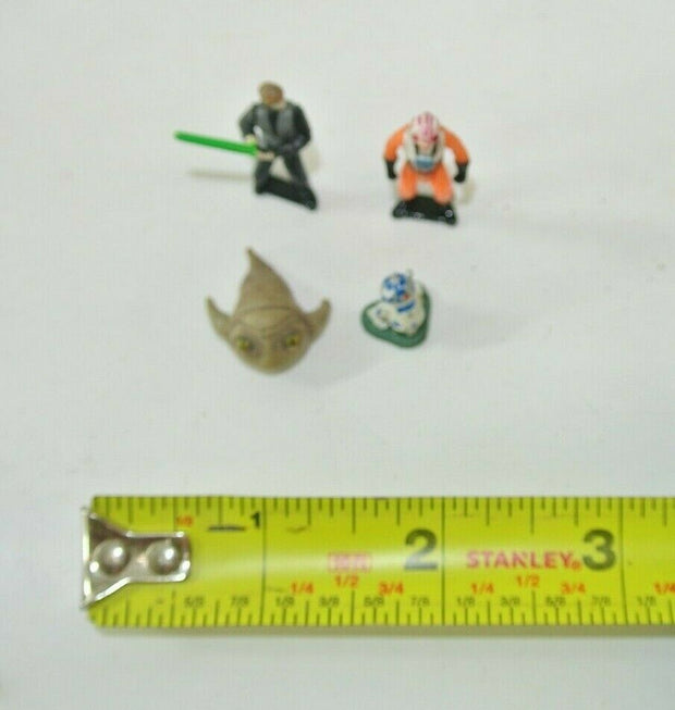 Lot of (4) Miniature Tiny Star Wars Return Of The Jedi Figures