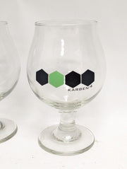 Karben4 Brewing Wisconsin Belgian Beer Glass - Set of 2 Glasses