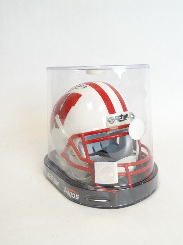 Jared Abbrederis #4 Wisconsin Badgers Signed Logo Miniature Football Helmet NCAA