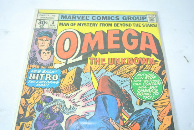 Omega The Unknown #8 - 1977 Marvel Comics - Excellent Condition!
