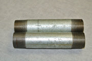SCI Steel Nipple Threaded Fitting 3016, 1" OD x 4-1/2" Length - Lot of 2