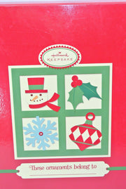 HALLMARK Keepsake Ornament Storage Box Lid 11" x 15" ****LID ONLY!