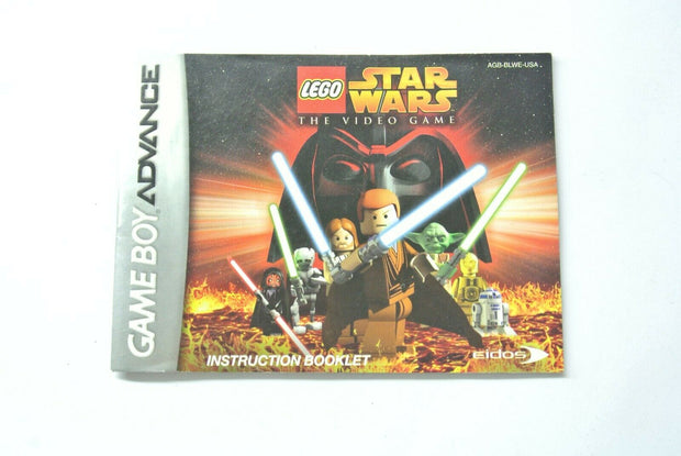 Nintendo Game Boy Advance Lego Star Wars Instruction Booklet / Manual Only