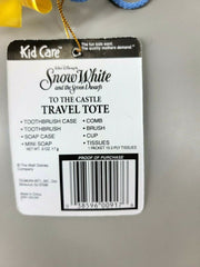 Vintage, Rare Kid Care Snow White To the Castle Travel Tote, Soap, Comb, Brush++