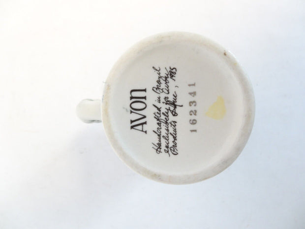 Vintage 1982 Avon Ceramic Small Stein Beer Mug Age Of The Iron Horse Train