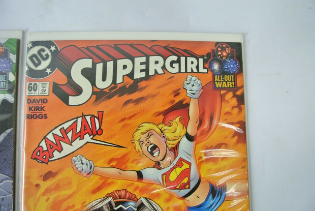 Pair of (2) Supergirl Comic Books DC Issues 59 and 60 - Excellent condition!