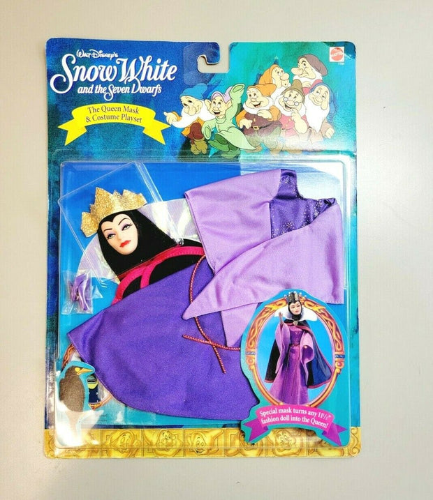 Walt Disney's SNOW WHITE & Seven Dwarfs "The Queen Mask & Costume Playset" #7784
