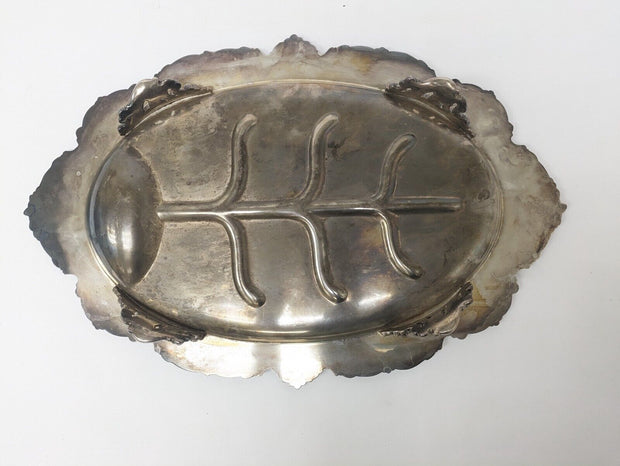 EG Webster & International Silver Co. 19" Silver Platter