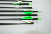Lot of (12) Harvest Time Archery Vengeance 500/.001 Arrows w/ quiver, no tips