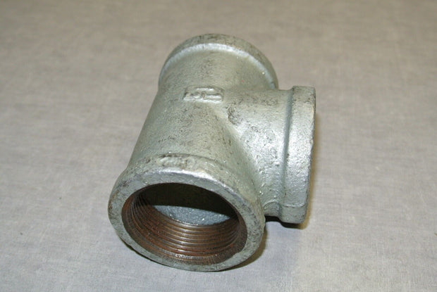 SPF Galvanized Iron Tee, 1-1/2" FNPT Pipe Fitting