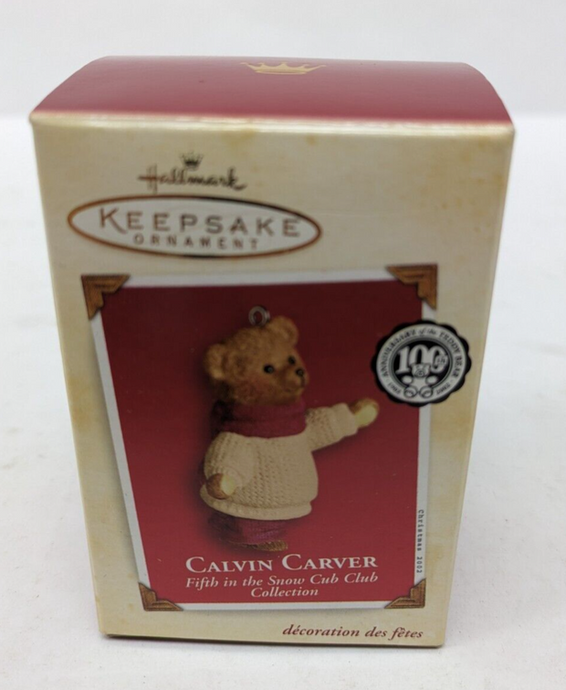 Keepsake Ornament Calvin Carver Snow Cub Club QRP4646