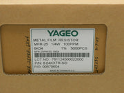 YAGEO 6.04KXTR-ND 1/4W Resistor Box of 5000 MFR-25FRF52-6K04