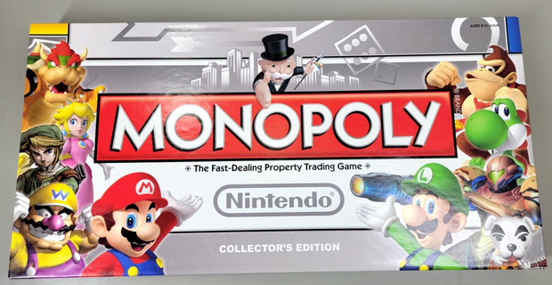 Nintendo Collector's Edition Monopoly (Hasbro 2010) complete excellent