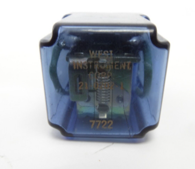 West Instrument Corp 21-0202-a 7722 8-Pin Relay