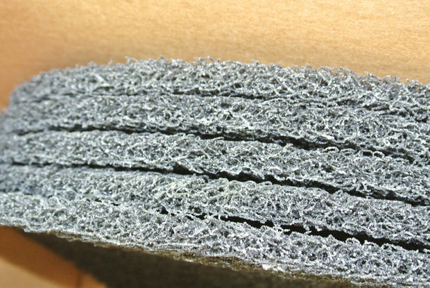 High Productivity Abrasive Stripping Pad, 14" Round Black - New Case of 5