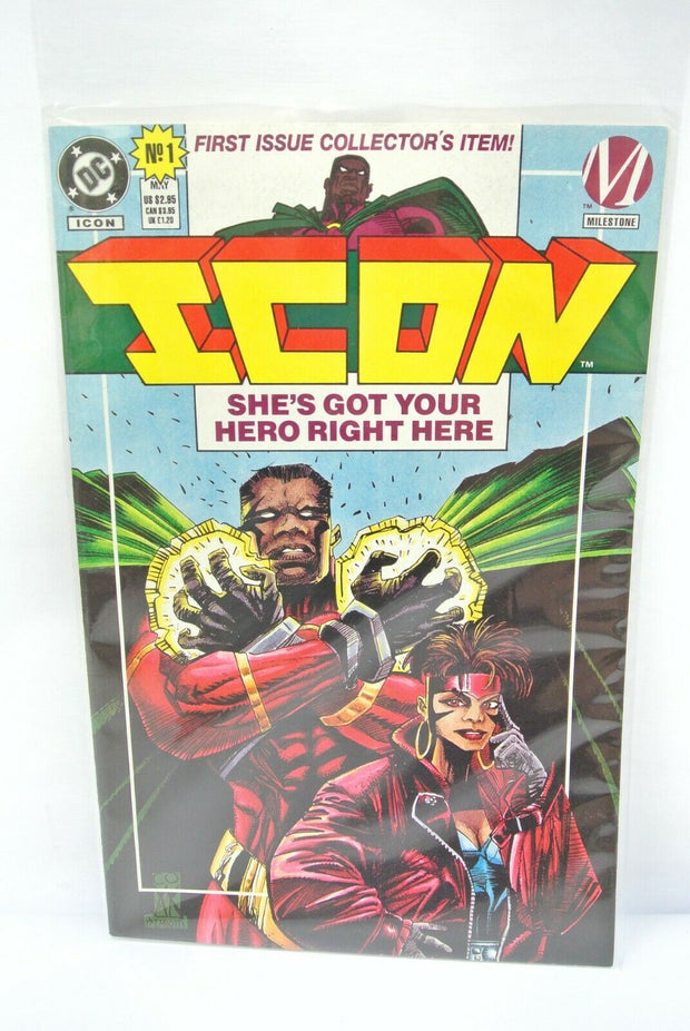 DC Comics ICON #1 First Issue Collector's Item 1993 VG