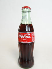 Vintage Coca-Cola Super Bowl XXXVI Commemorative 8oz Coke Bottle Canister & Pin