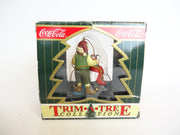 Vintage Trim-A-Tree Coca Cola Sundblom Santa Bottlecap Ornament
