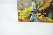 Philip Shumaker 24" x 12" Vintage Lithograph "Autumn Reflections" P-813