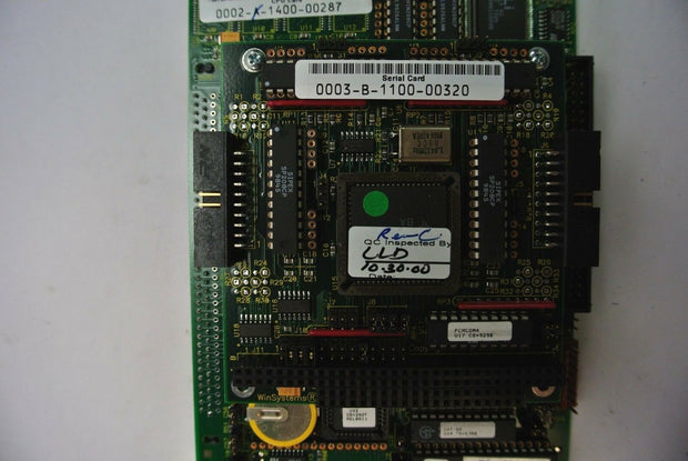 Affymetrix Primary Logic Board WinSystems 54-0001, 003-B-1100-0320 Serial, CPU