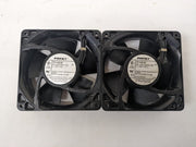 Pair of 2 Fans Pabst 4182 NX 12VDC DC 375mA 4.5w