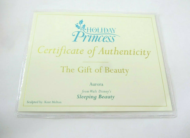 SEALED Certificate WDCC The Gift Of Beauty Sleeping Beauty *COA ONLY*