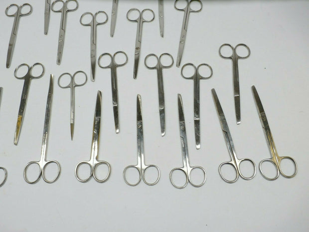 Lot of (22) Pakistan Surgical Forceps / Needle Holders, Medical Vet Lab Prop