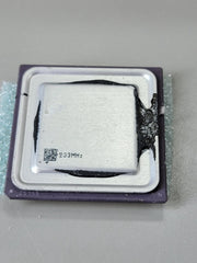 AMD-K6-233ANR 233MHZ CPU AMD-K6 3.2V CORE 3.3V I/O, Vintage, Rare 1997, GOLD #2
