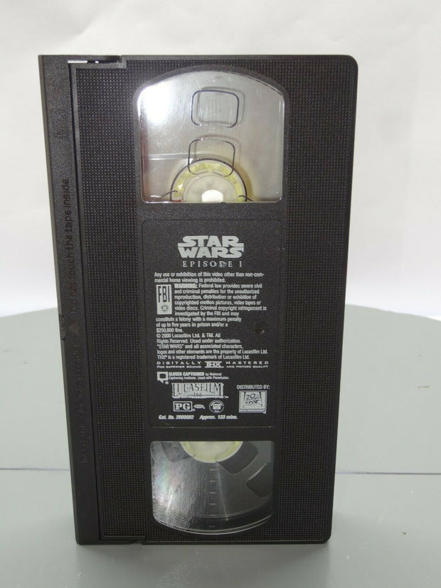 Star Wars Episode I The Phantom Menace VHS