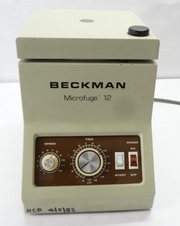 Beckman Microfuge 12 w/ Fixed Horizontal Angle Rotor - Tested!