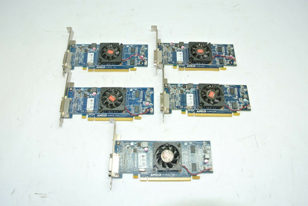 Qty (5) Dell AMD Radeon HD 5450 512MB PCI-E DMS-59 Graphics Cards 0XF27T