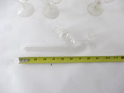 Lot of (4) Unbranded Unmarked Laboratory Fermentation Tubes Approx 5ml