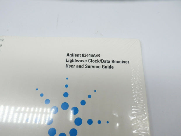 Agilent 83446A/B Lightwave Clock/Data Receiver User/Service Guide - Sealed
