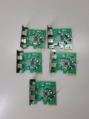 5 pcs Startech PCI Express Firewire Adapter Card PEX1394A2, 2 Port, No Brackets