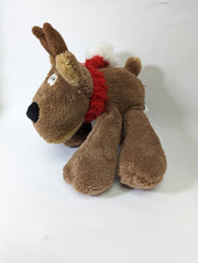 Hallmark Rodney the Reindeer Plush Stuffed Animal Wearing Scarf 6-1/2"