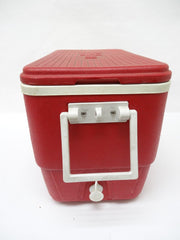 Vintage Retro Igloo 25qt Cooler Ice Box w/Handles & Drain