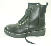 Madden Girl Women's KURRT Combat Boot - BLACK PARI - Size: 6M