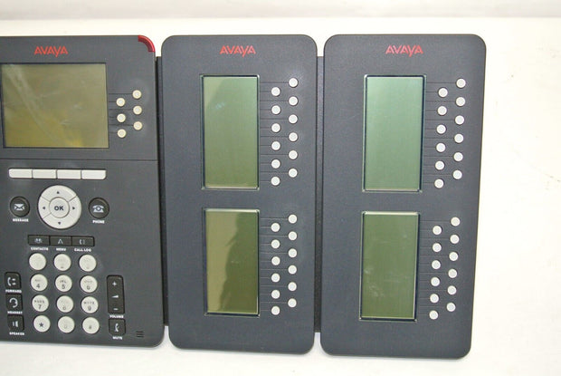Avaya 9630 IP Office Telephone with 2x SBM24 IP Button Expansion Modules