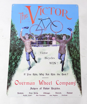 The Victor Bicycles Win Ride The Best Vintage Metal Sign
