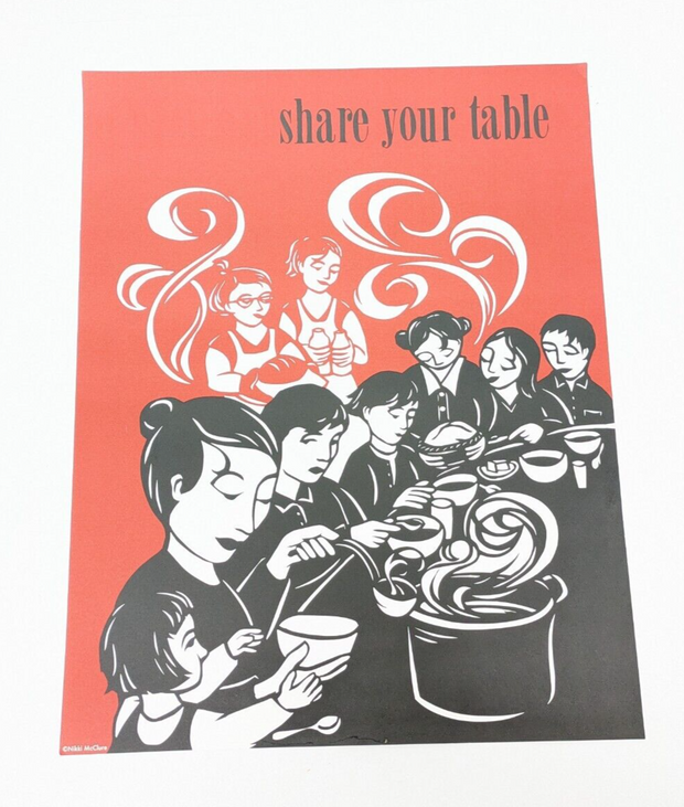 Nikki McClure Share Your Table Large Print