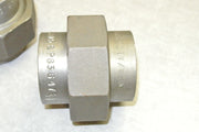 Bonney 1-1/2" Pipe Union Fitting, SP-83, Class 3000, SA/A105 - Lot of 2
